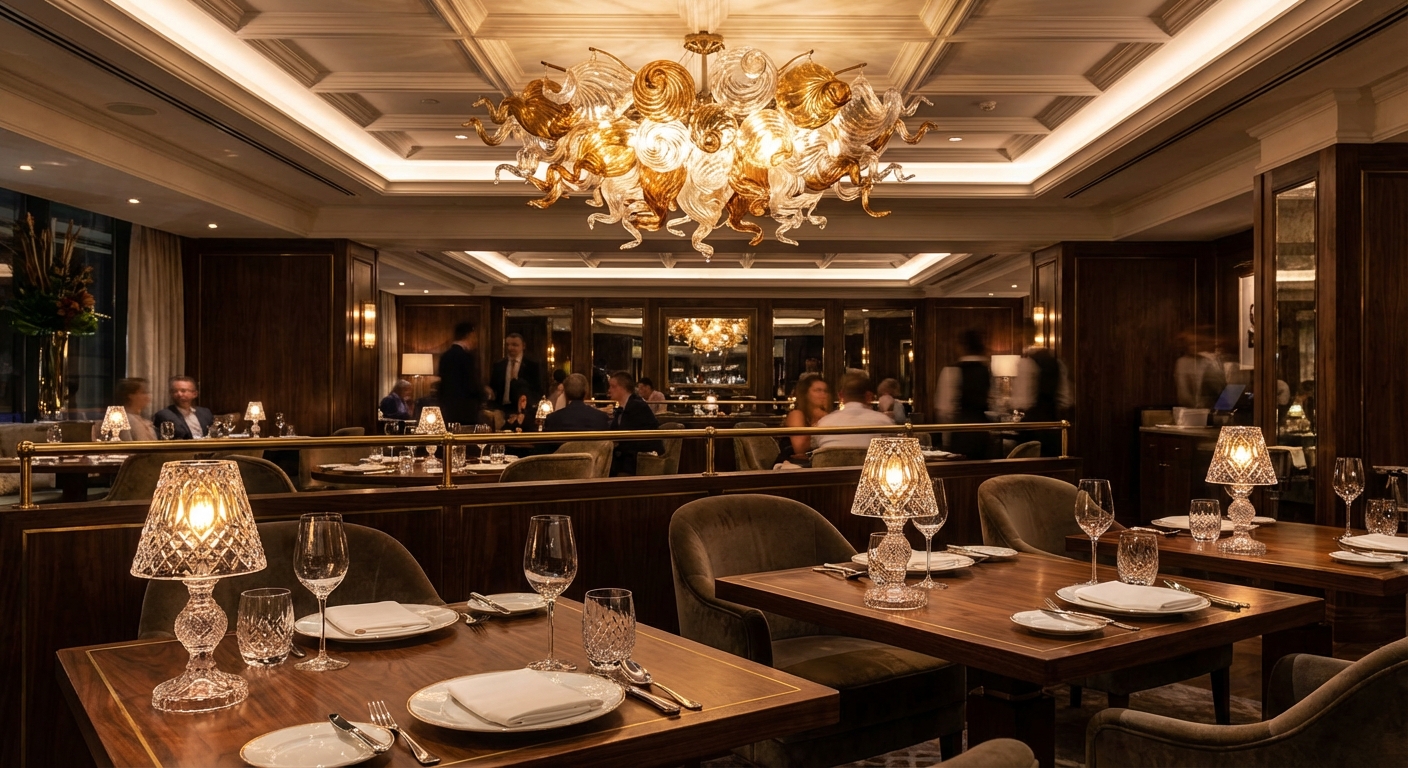 Glass Craftsmanship Revealed: Blown vs. Pressed Glass Applications for Commercial Chandeliers