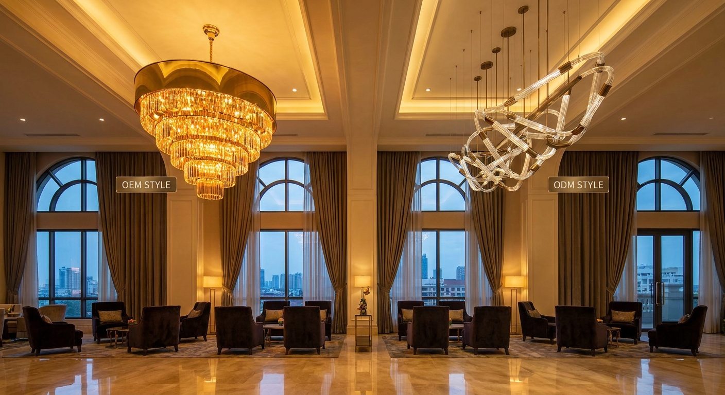 OEM vs ODM for Lighting Brands: Choosing the Right Manufacturing Partnership for Hotels & Architecture